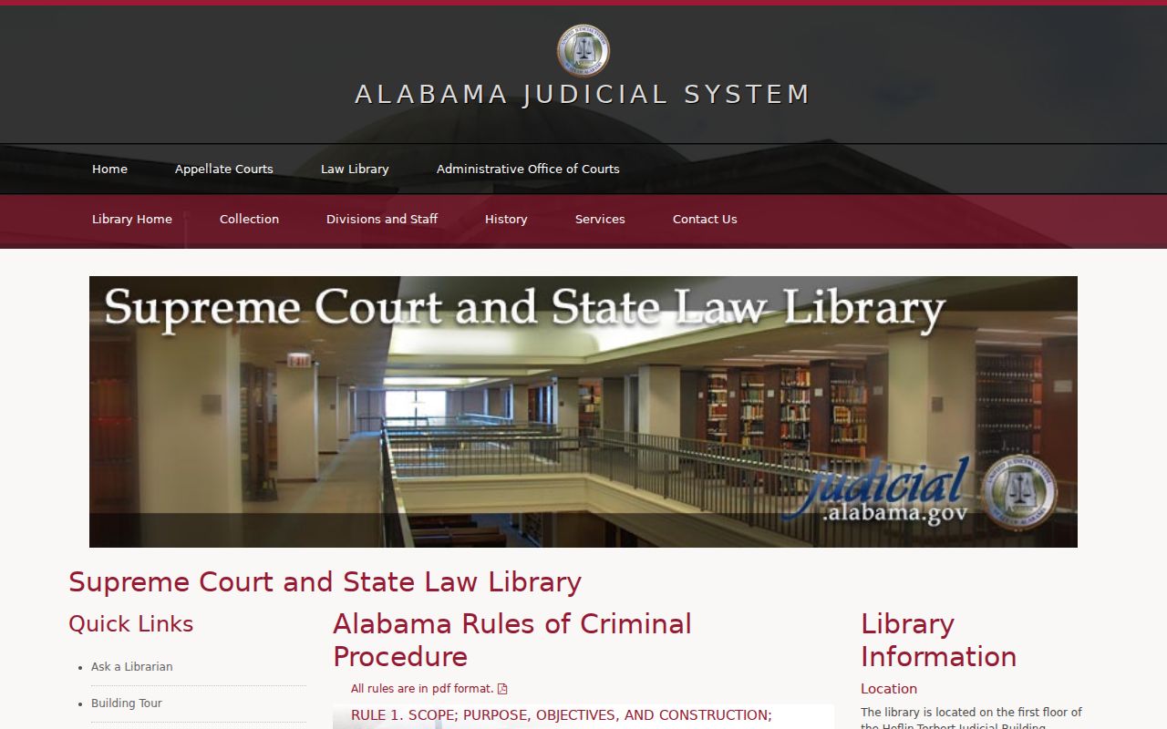 Alabama court rule index relevant to Coosa County active warrant procedure